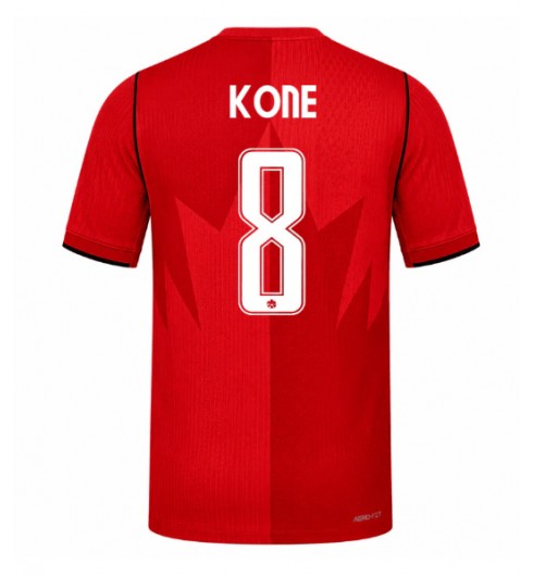 Kanada Ismael Kone #8 Kotipaita MM-kisat 2026 Lyhythihainen Kanada Ismael Kone #8 Kotipaita MM-kisat 2026 Lyhythihainen